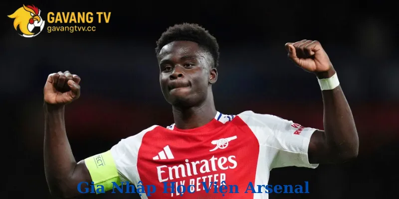 Saka Gia Nhập Học Viện Arsenal