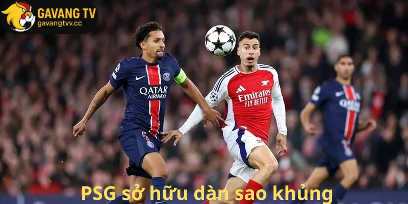 PSG sở hữu dàn sao khủng